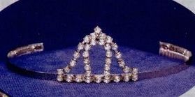 1 5/8" Austrian Crystal Rhinestone Bell Tiara