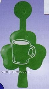 Clover Leaf Plastic Coated Metal Litho Tab