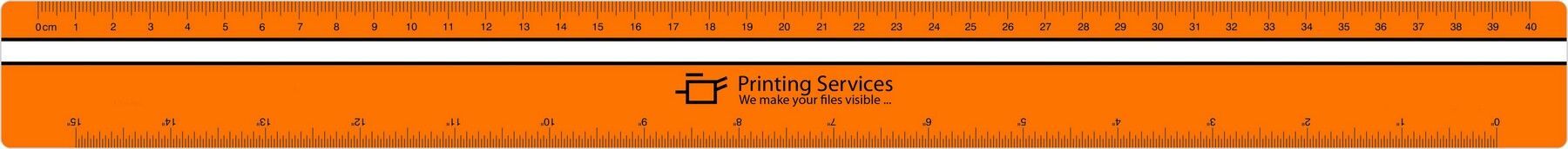 List Reading Ruler 16''