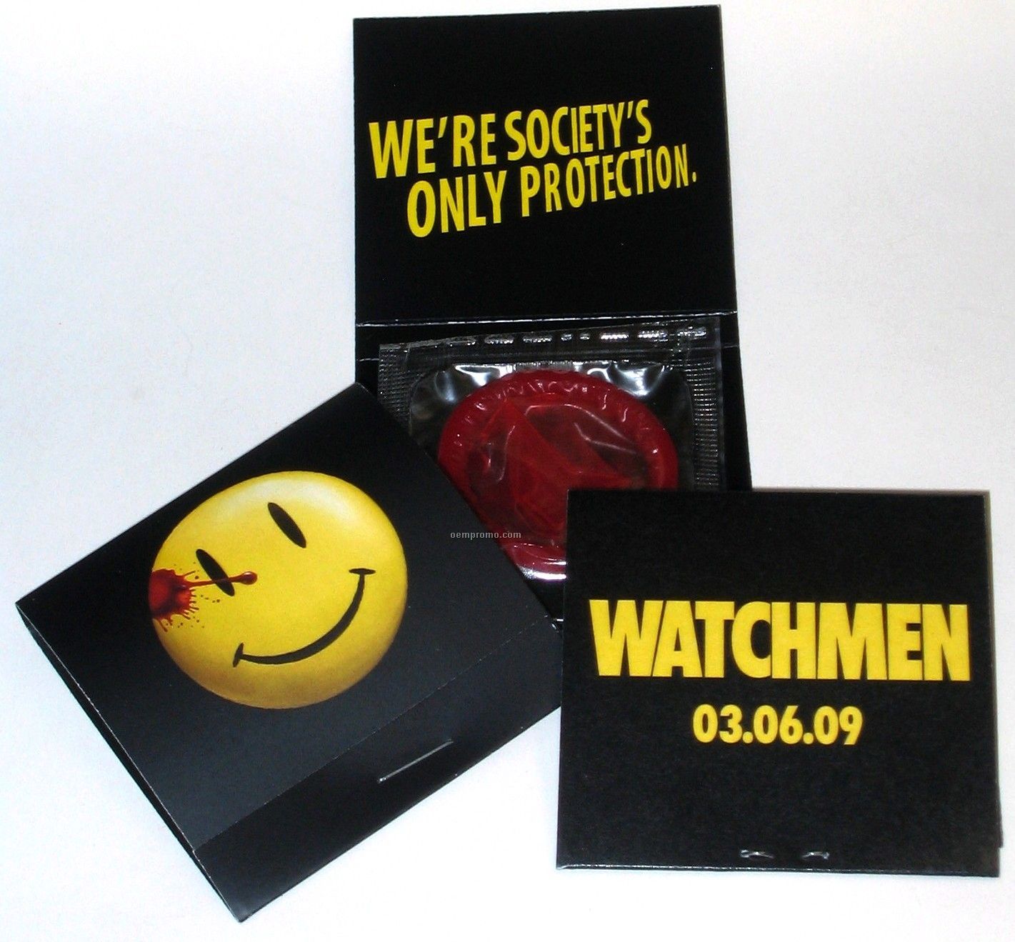 Matchfolders W/ Zignature Condoms (Full Color/ 2 Side Match)