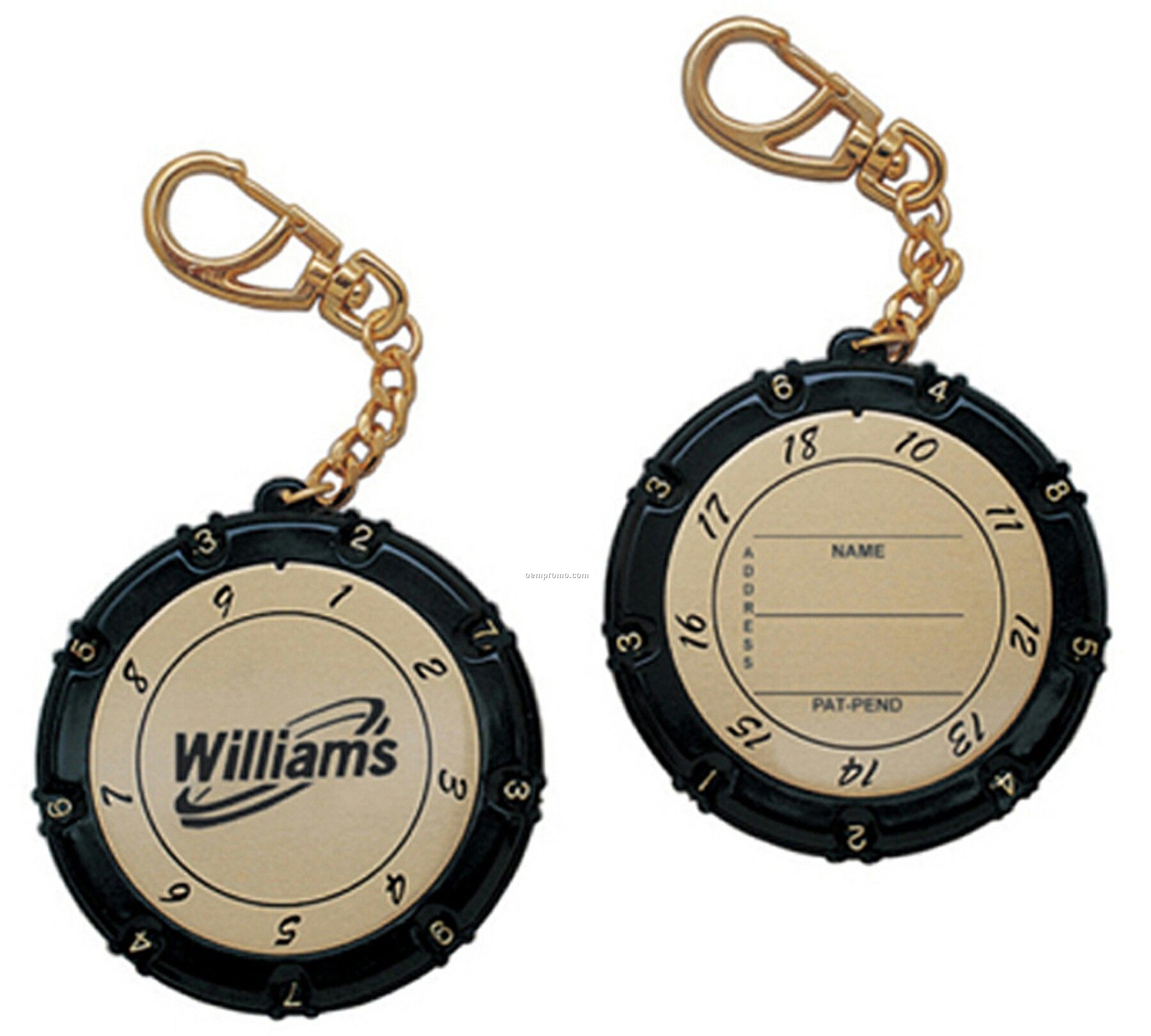 Golf Scorekeeper/Bag Tag, Records The Score Of Each Hole--6 Day Production