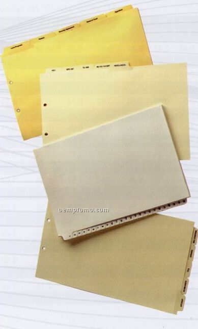 Custom Legal Paper Index Tab (13 Tabs/ Set)