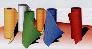 36" Width Blue Plastic-cloth Bunting