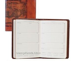 Sunset Italian Leather Desk Size Telephone/ Address Book