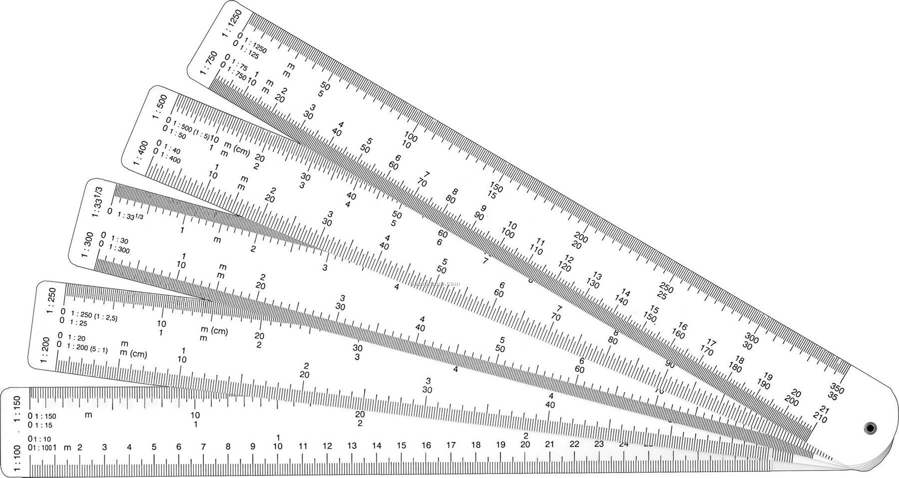 Architects Scale Ruler