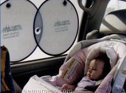 Silver Mesh Car Side Window Shade