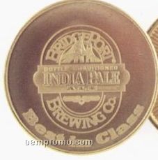 Custom Cladium Nickel 15 Gauge Die Struck Token (0.984")