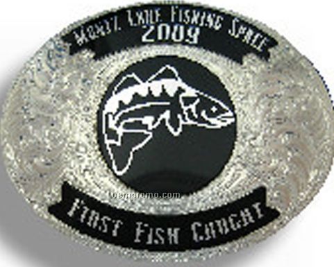 Nickel Plated Belt Buckle (3 7/8"X3")