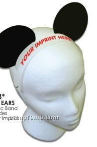 Mouse Ears W/ Elastic Band