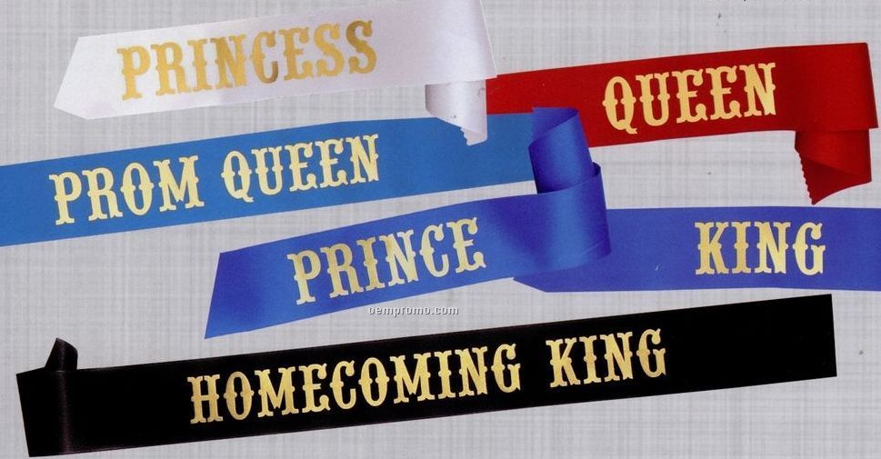 3"X72" Stock Title Sash - Prince
