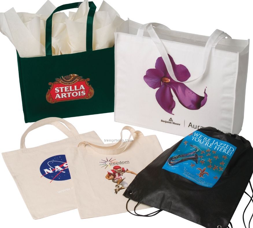 Non Woven Tote Bag - Full Color (15.5