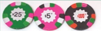 Chocolate Foiled Poker Chips