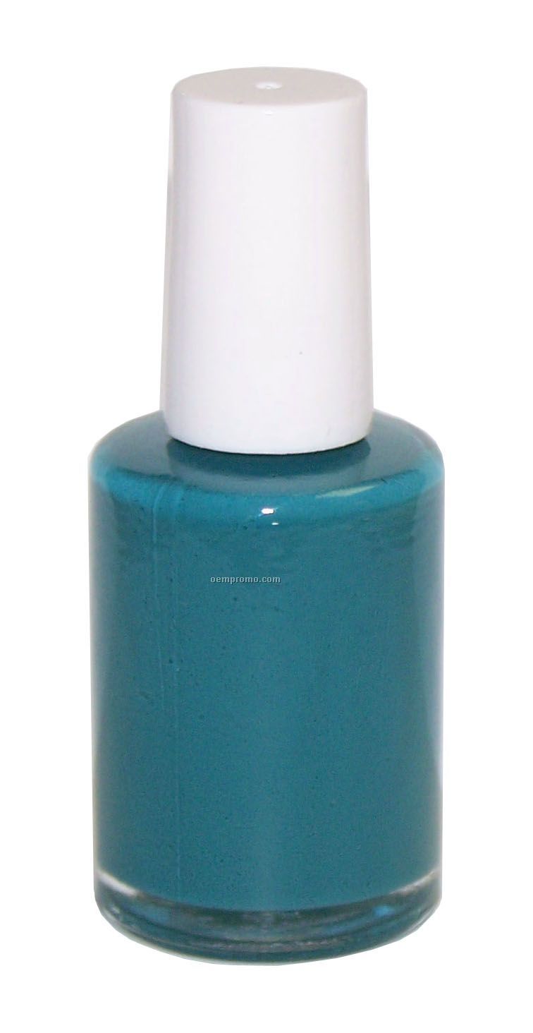 Round 0.50 Fluid Ounce Ovarian Cancer Awareness Bottle Of Nail Polish