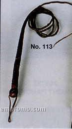 6' Braided Leather Bull Whip