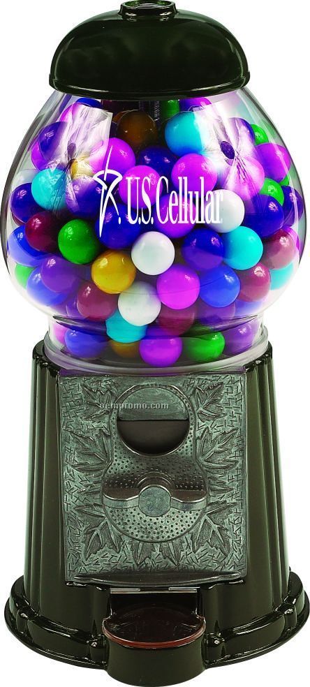 Black 9" Gumball / Candy Dispenser Machine