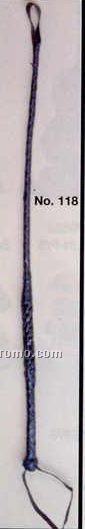 24" Braided Leather Riding Crop