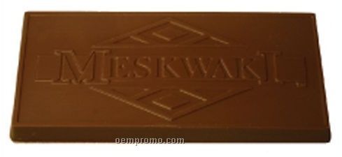 4 Oz. Chocolate Piece (5 7/8"X3 11/16"X1/4")