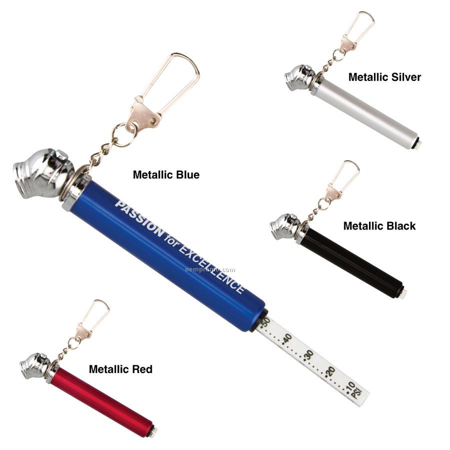 Tire Gauge Keychain