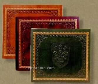Medici Collection Photo Album W/ Bordeaux Leather