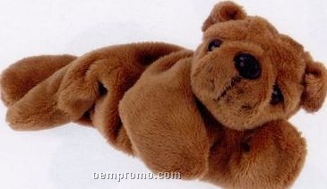 Laying Shar Pei Beanie Stuffed Animal