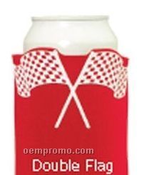 Crazy Frio Beverage Holder - Double Flag