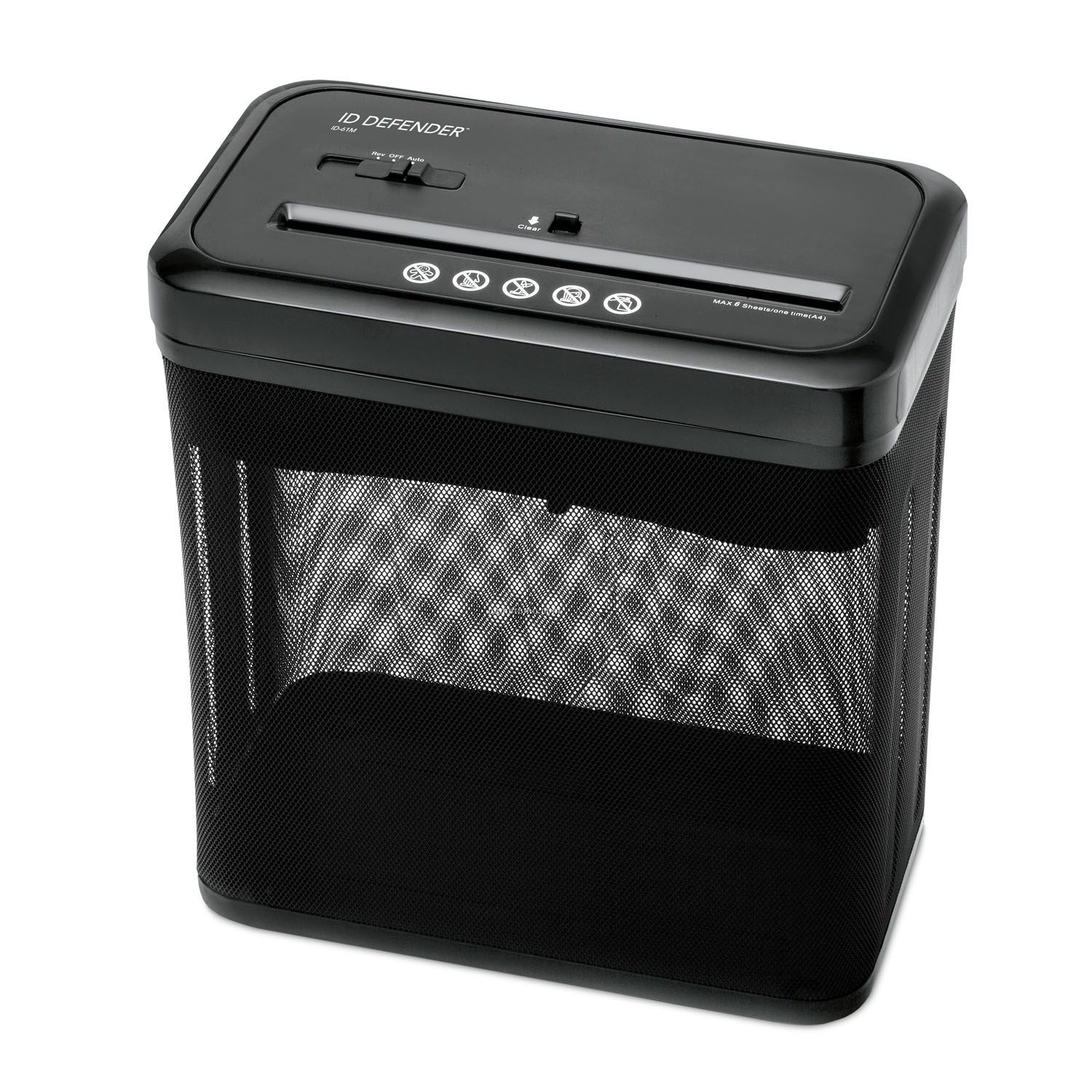 Id Defender 6 Sheet Crosscut Shredder