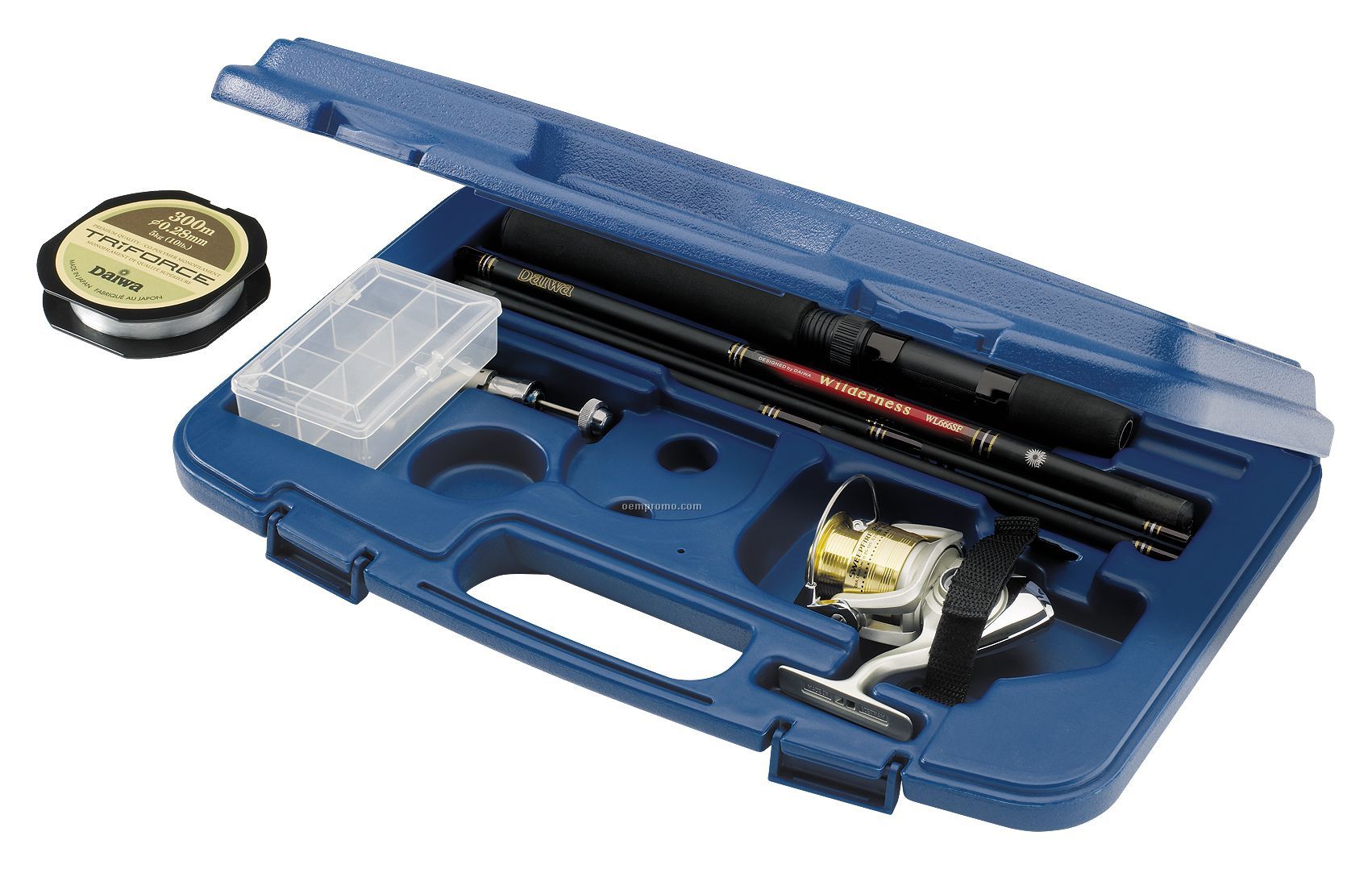 Daiwa Sweepfire Executive Spinning Travel Pack Combination W/ Tackle Box
