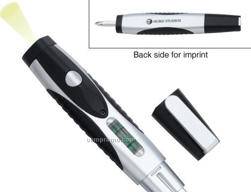 Flashlight Screwdriver W/ Leveler
