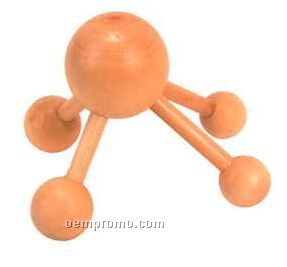 Circle Shape Wooden Massager