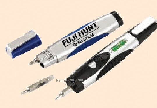 Mini Screwdriver Set W/ Level & Light