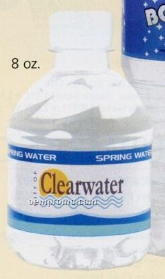 8 Oz. Custom Water Bottle