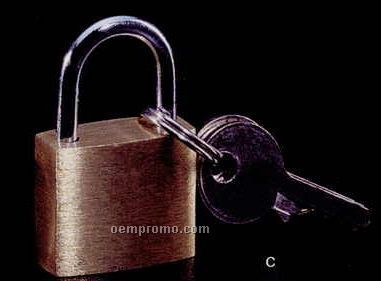 Brass Key Lock