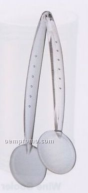 Acrylic Ice Tong W/ Circle Ends