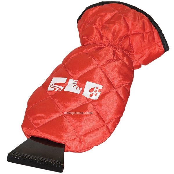 Quilted Ice Scraper Mitt (Printed)