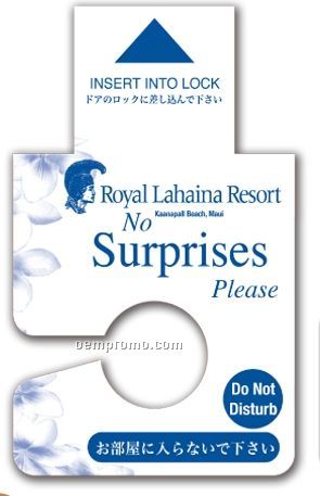 Custom Door Tag/Access Card (One Color Front & Back)