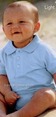 Rabbit Skins Infant Golf Shirt Creeper W/ 3 Button Placket