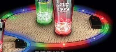 14" Multi-colored Light-up Serving Tray