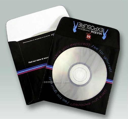 Custom Paper Window Media Envelope (1 Color)