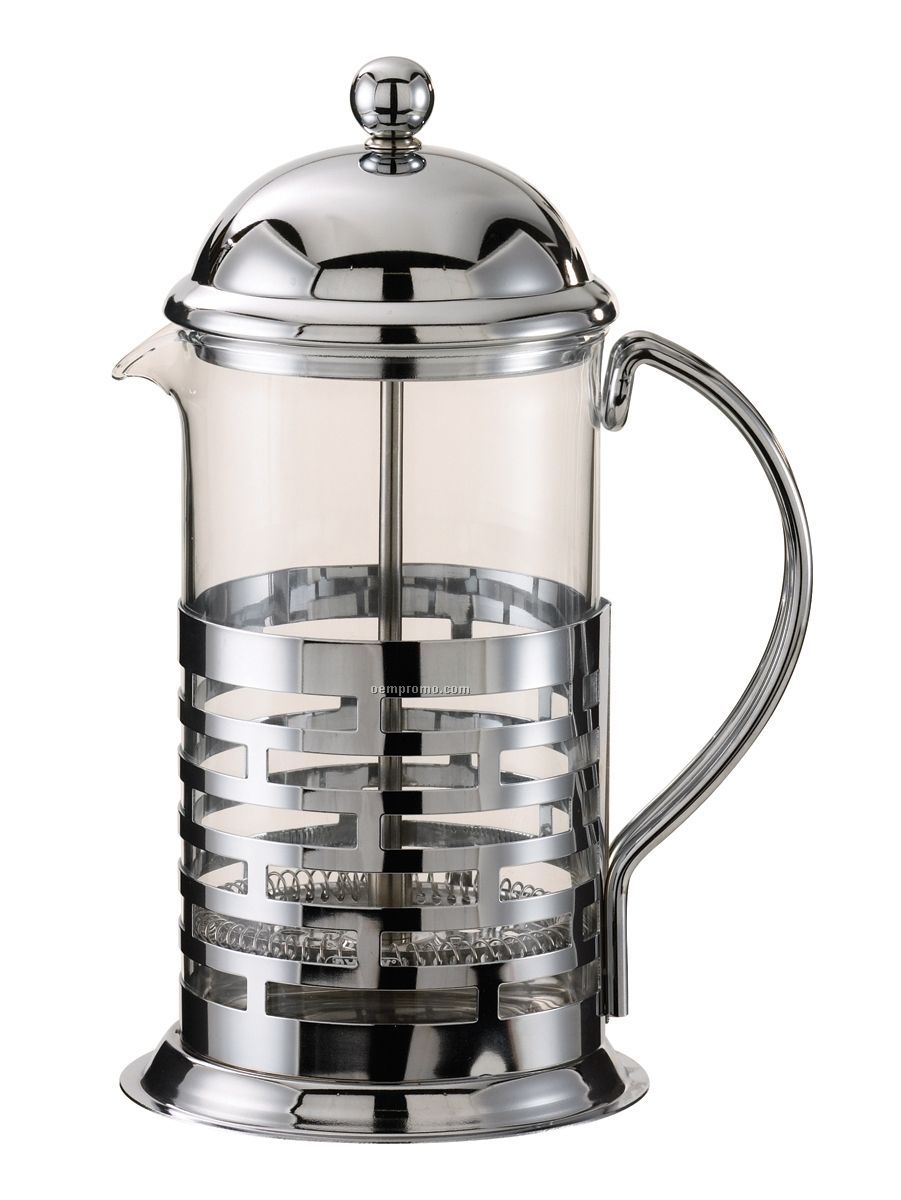 1 Liter Chrome Coffee Press