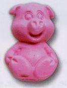 Happy Pig Stock Shape Pencil Top Eraser