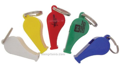 Whistle With Key Ring
