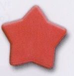 Star Stock Shape Pencil Top Eraser