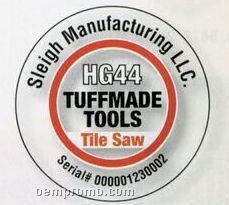 Clear Roll Labels / Flexo Printed / 2"X5"