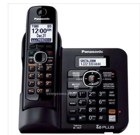 Panasonic Expandable Digital Cordless Answering System W/ 1 Handsets