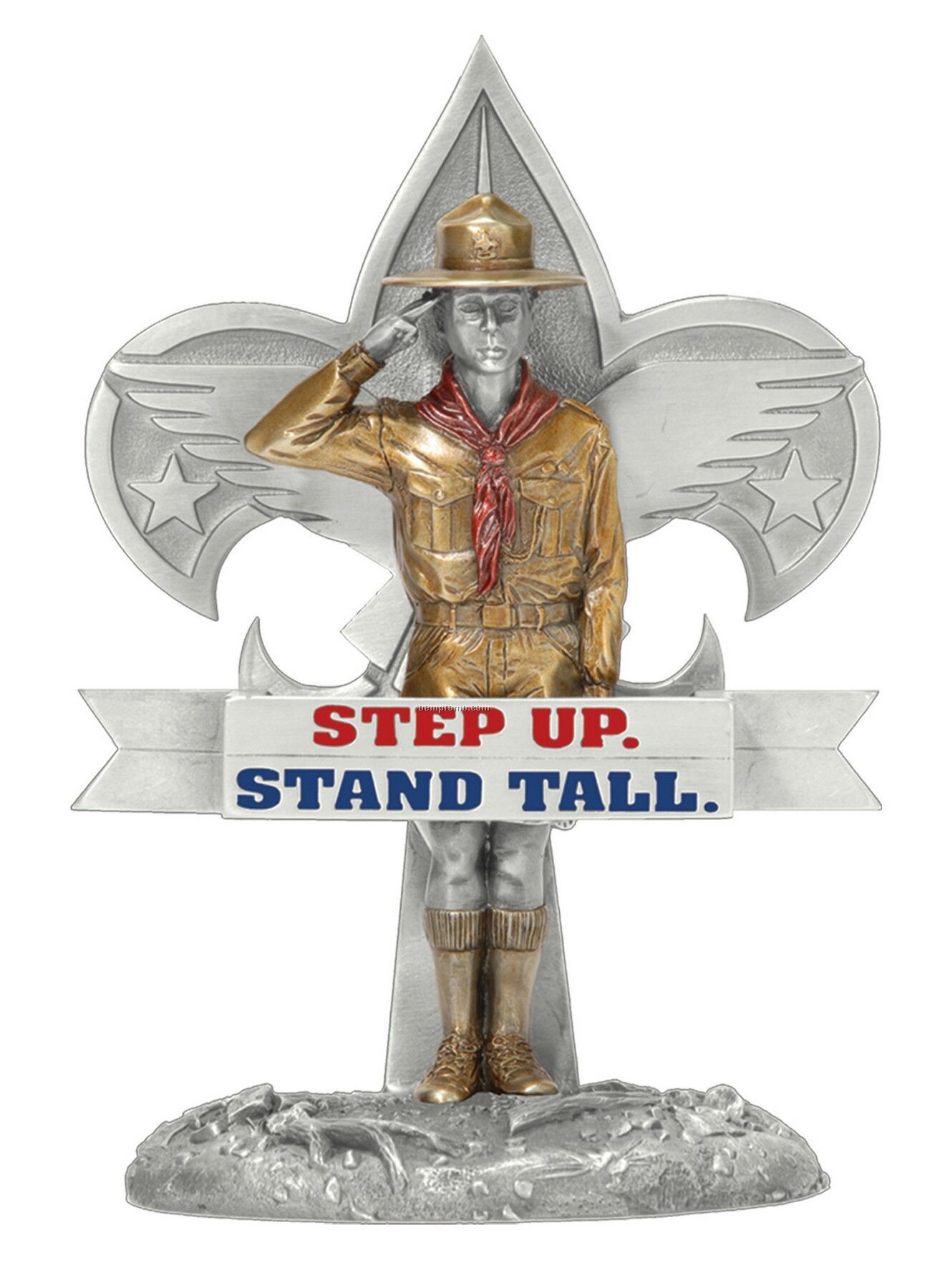 3-d Cast Pewter Replica Statue