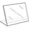 Sign Holder- Slant Back Horizontal Side Loading 6