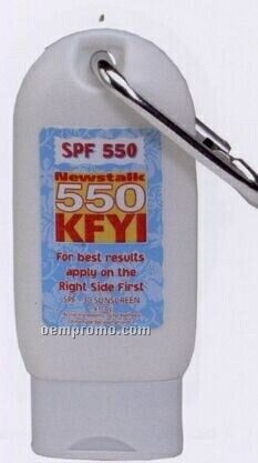 Sunscreen On A Carabiner
