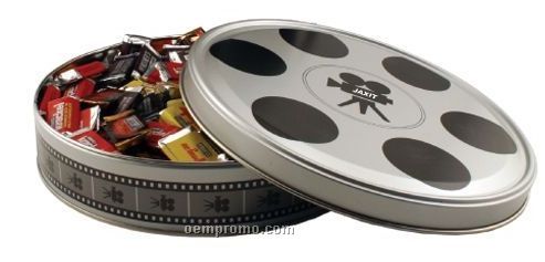 Empty Movie Reel Tin