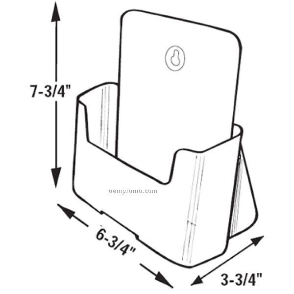 Single Pocket Counter Top Brochure Holder Fits 5 1/2 X 8 1/2