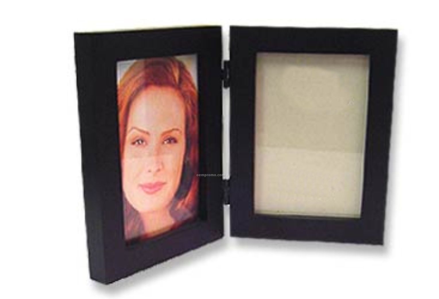 Black Wood Double Picture Frames